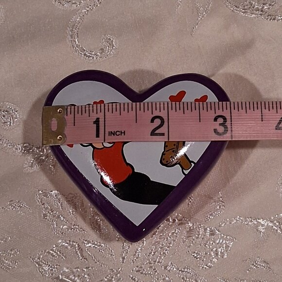 Westland "Olive Oyl In Love" Ceramic Heart Trinket Box - Picture 12 of 13